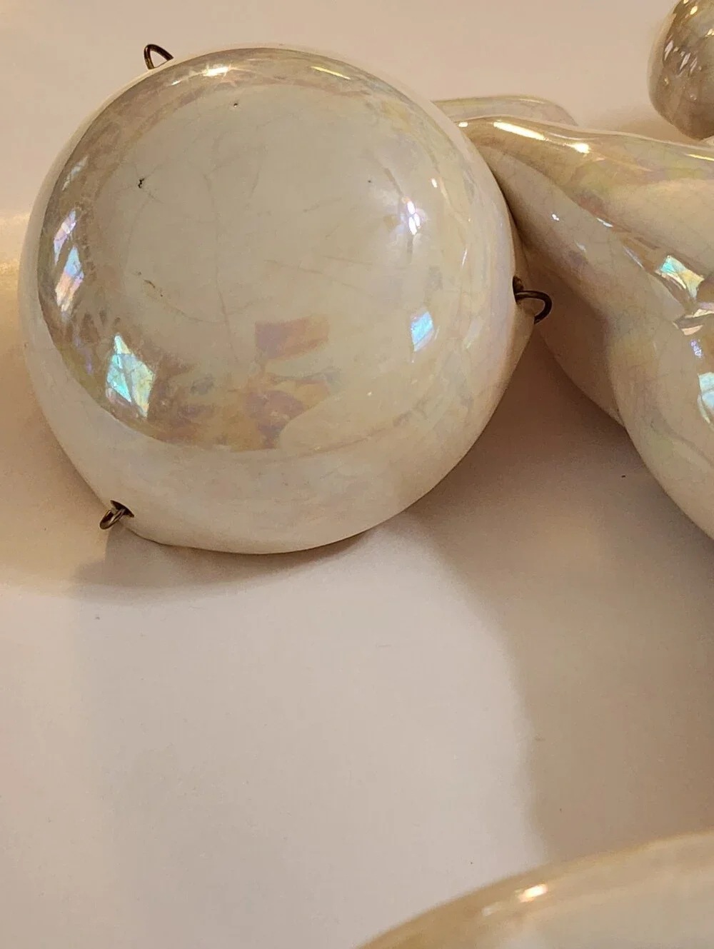 Vintage Unicorn Iridescent Ceramic Glazed Wax Warmer Tea Light Holder 8.25